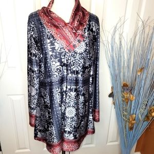 Lily women's blouse long sleeve size xl